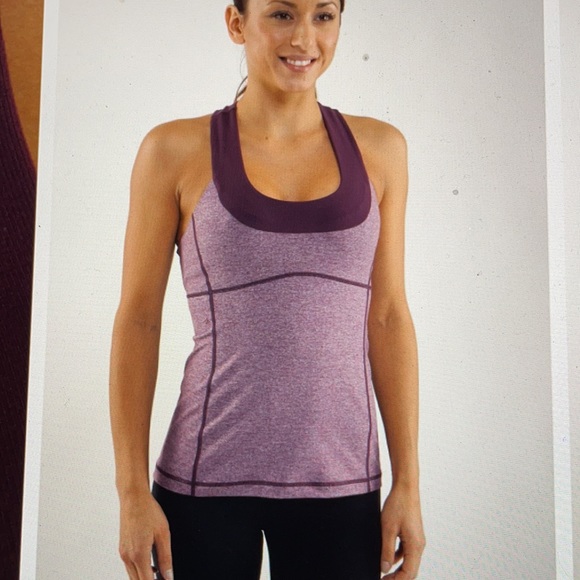 Lululemon Scoop Neck Tank Purple - Picture 5 of 5